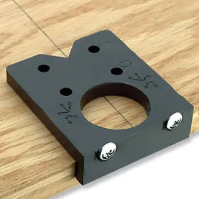 Rok Hardware 600346736726 Easy Drill Concealed Hinge Boring Jig - Black
