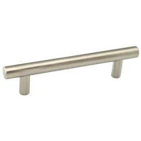 Rok Hardware 856791005348 Contemporary Euro Style Solid Metal Pull / Silver