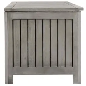 Pat7037b Safavieh Abri 47.6 Inch Wx19.6 Dx18.9 H Gray Wash Outdoor Storage Chest #3