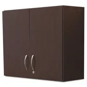 1700an Safco Break Room Breakroom Wall Cabinet Asian Night/black 30h X 36w 14d
