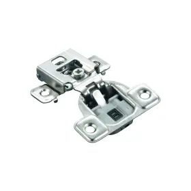 Salice 600346746817 5 Pack 106 Degree 1/2 Inch Overlay Soft Close Knock-in Silver Finish