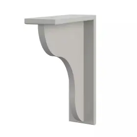 Simply Woodmark Pro 445008463465 Shaker Full Overlay 3 Inch W X 9.25 D 11.5 H Curved Corbel In Stone Gra