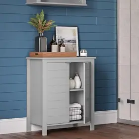 06-121 Sourcing Solutions Inc. Gray Madison Two-door Floor Cabinet Size Grey #2
