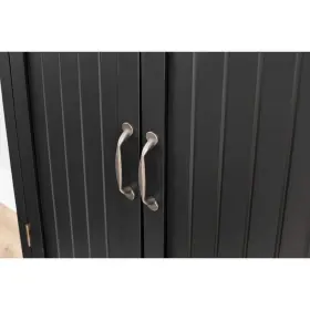 2-adjustable Stylewell Sk19238ar1-b Kitchen Pantry Cabinet Shelves Haze Top Wood Black #3
