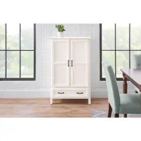 Sk19304c1r1-v Stylewell Kitchen Pantry 47 Inch X 30 14 1-drawer Adjustable Shelves Wood Ivory