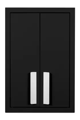 Cab12tallblk Summit Cab12tall 12 Inch W X 18 H Double Door Base Cabinet - Black