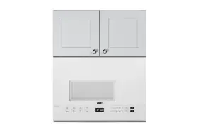 Summit Cabwh2412 Fully Assembled 24 Inch W X 12 H Wall Cabinet In White Shaker Style With French