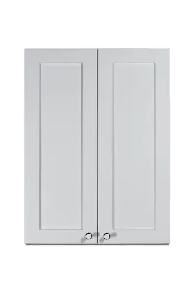 Summit Cabwh2430 Fully Assembled 24 Inch W X 30 H Wall Cabinet In White Shaker Style With French