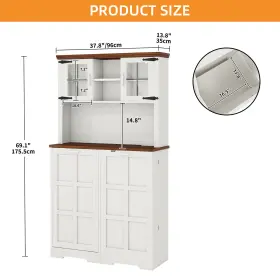 Taus 197839664548 Kitchen Cabinet Tilt-out Trash Can Storage 13 Gallon Without Utlet Adjustable Shelves #3