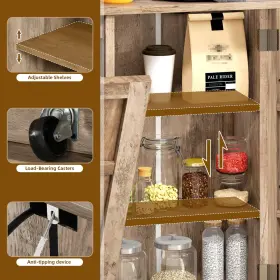 Taus 197839859500 Tilt Out Trash Cabinet Hidden Pull Adjustable Shelves Kitchen Island #3