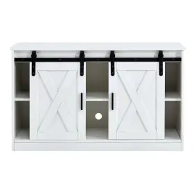 2-sliding Tileon Wyhdra329 Pantry Organizers Multi-purpose Mdf Large Storage With Barn Doors