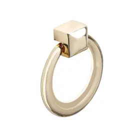 Utopia Alley 815011027881 Anello Ring Cabinet Pull 1.6 Inch X 1.9 Polished Gold #2