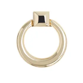 Utopia Alley 815011027881 Anello Ring Cabinet Pull 1.6 Inch X 1.9 Polished Gold #3