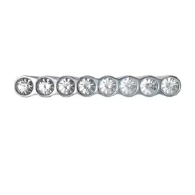 Utopia Alley 815011027959 Gleam 8 Crystal Cabinet Pull 1.3 Inch Polished Chrome #3