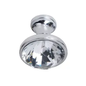 Utopia Alley 815011027973 Gleam Crystal Cabinet Ring Pull Knob - Vintage Polished Chrome 1 Pa #2