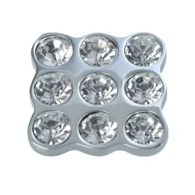 Utopia Alley 815011027980 Gleam 9 Crystal Cabinet Knob 1.5 Inch Polished Chrome Finish