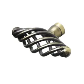 Utopia Alley 815011028055 Aire Cabinet Knob 2.4 Inch Antique Brass - #3