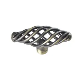 Utopia Alley 815011028055 Aire Cabinet Knob 2.4 Inch Antique Brass -