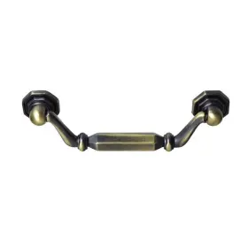 Utopia Alley 815011028109 Suffolk Drop Cabinet Pull Antique Brass 3.8 Inch #2