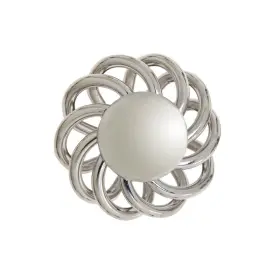 Utopia Alley 815011028253 Aire Round Swirl Cabinet Knob 1.4 Inch Diameter Brushed Nickel #2
