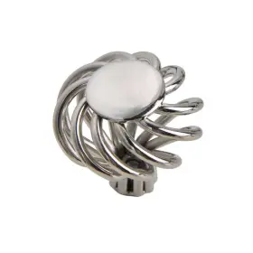 Utopia Alley 815011028253 Aire Round Swirl Cabinet Knob 1.4 Inch Diameter Brushed Nickel