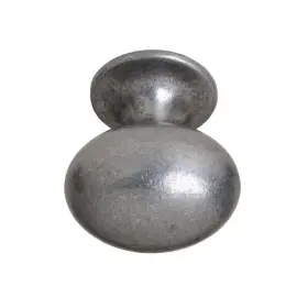 Utopia Alley 815011028277 Danbury Oval Cabinet Knob 1.3 Inch Antique Iron - #3
