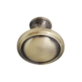 Utopia Alley 815011028536 Luna Cabinet Ring Pull Knob - Vintage Antique Brass Casual #3