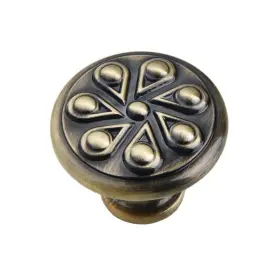 Utopia Alley 815011028543 Ciel Cabinet Knob 1.2 Inch Diameter Antique Brass