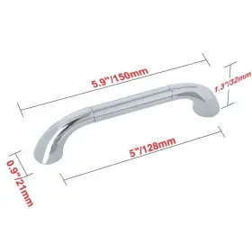 Utopia Alley 815011028697 Tempo Pull Handle - Decorative Cabinet Drop Polished Chrome #3