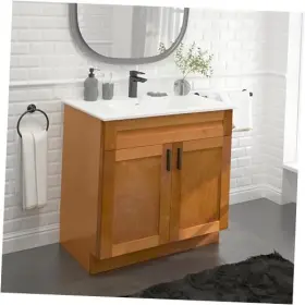 Va-tri-ms-v3621 Vanity Atelier Maple Shaker Sink Base Bathroom 36 Inch Width Ready-to-assemble Cabinet
