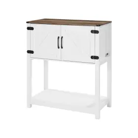 Vevor 197988124610 Coffee Bar Cabinet 31.5 X 13.8 34.6 In Farmhouse With 3-t