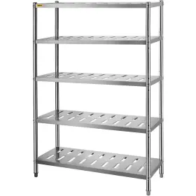 Vevor 810087879327 Storage Shelf 5-tier Shelving Unit Stainless Steel Garage