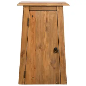 246039 Vidaxl Bathroom Vanity Cabinet Linen Solid Wood Pine #2