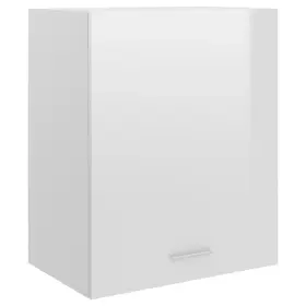 Vidaxl 720286132524 Hanging Cabinet High Gloss White Engineered Wood Medium
