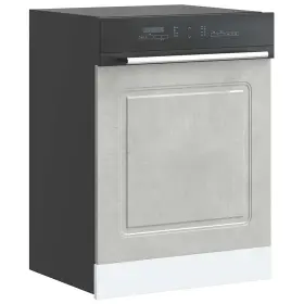 Vidaxl 721158420077 Dishwasher Panel Concrete Grey Engineered Wood Standard Durable
