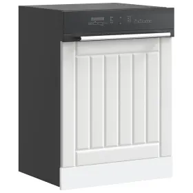 Vidaxl 721158422439 Dishwasher Panel White Engineered Wood Standard Durable