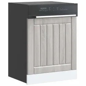Vidaxl 721158422491 Dishwasher Panel Grey Sonoma Engineered Wood Standard Durable