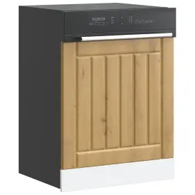 Vidaxl 721158422521 Dishwasher Panel Artisan Oak Engineered Wood Standard Durable