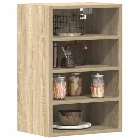Vidaxl 721158425232 Hanging Cabinet Sonoma Oak Engineered Wood Compact