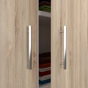 Villar Home Designs 840340600818 5 Pack Modern Round Stainless Steel Cabinet Drawer And Kitchen Silver Pulls By