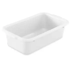 52657 Vollrath White 20 X 15 7 Single Compartment Dish Box