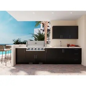 Dcfs642a-pb Weatherstrong Flat Panel Stock Assembled Base Kitchen Cabinet Filler Matte Black #3