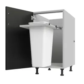 Ib1827fhltc-mpb Weatherstrong Miami Pitch Black Matte 18 Inch X 34.5 27 Flat Panel Base