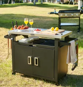 Wf 705353753763 Pro 42in Stainless Steel Outdoor Kitchen Cabinets And Storage Cart