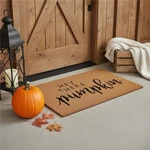 Homeroots 654340 17 X 29 In. Brown & Natural Fall Hey There Outdoor Coir Door.... Fixed Price $39.63.