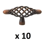 *10* Gliderite In. Rustic Bronze T-handle Birdcage Cabinet Knobs (3051-ORB-10). Fixed Price $15.99.