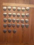 Cabinet Pulls Modern Brushed Stainless Steel Lot Of 27 High Quality. Fixed Price $25.00.