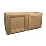 Kitchen Wall Cabinet Unfinished Poplar Shaker Style 30X15X12 In.. Fixed Price $172.25.
