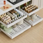 Paketa 4 Pack Expandable Pull Out Cabinet Organizer, 21'' Deep Drawe.... Fixed Price $123.86.