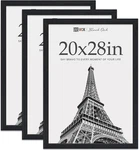 Black Oak 20X28 Poster 3-PACK Solid Wood Wall Hanging Frames. Fixed Price $133.99.